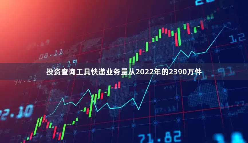 投资查询工具快递业务量从2022年的2390万件