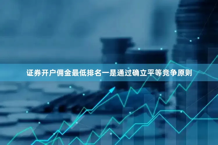 证券开户佣金最低排名一是通过确立平等竞争原则
